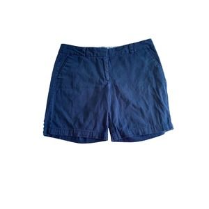Land & Sea Navy Chino Shorts Size 12 Boat Casual Beach